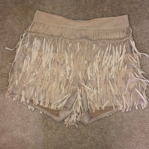 Bebe Fringe Shorts!